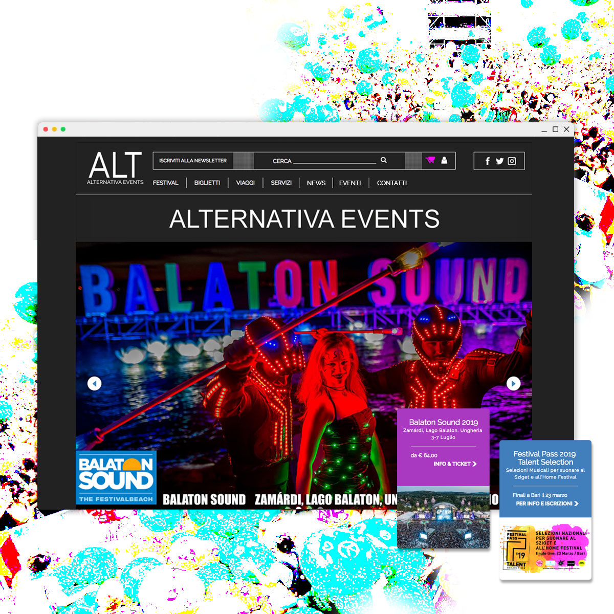 Sito web ALT - Alternativa Events